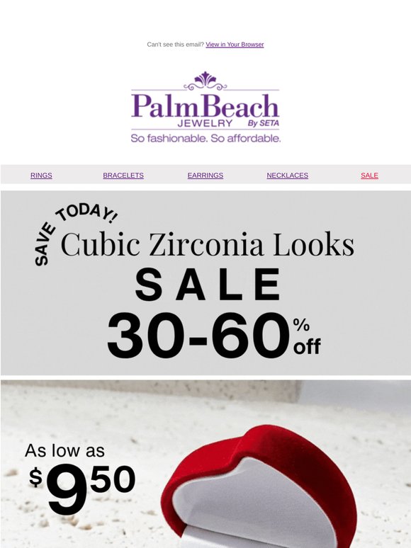 Cubic Zirconia Styles on Sale – up to 60% OFF💎