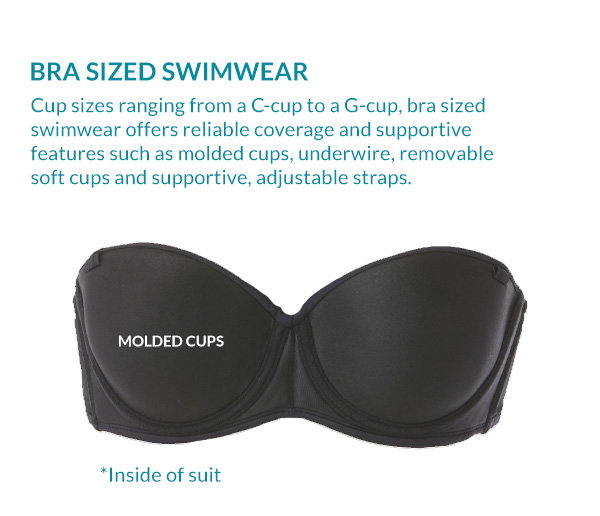 Shop bra sized swimwear