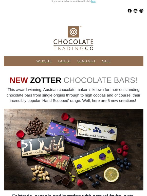 Exciting New Chocolates Just Arrived!