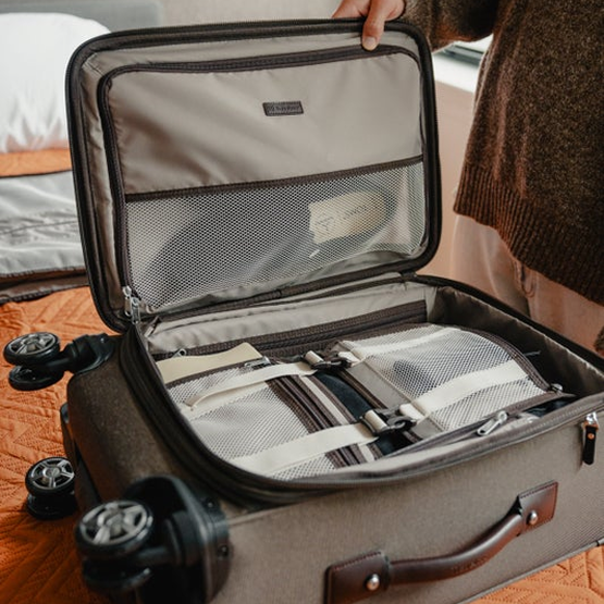 FOR PACKING | Thoughtfully designed  interiors | Quick-grab compartments | TSA locks