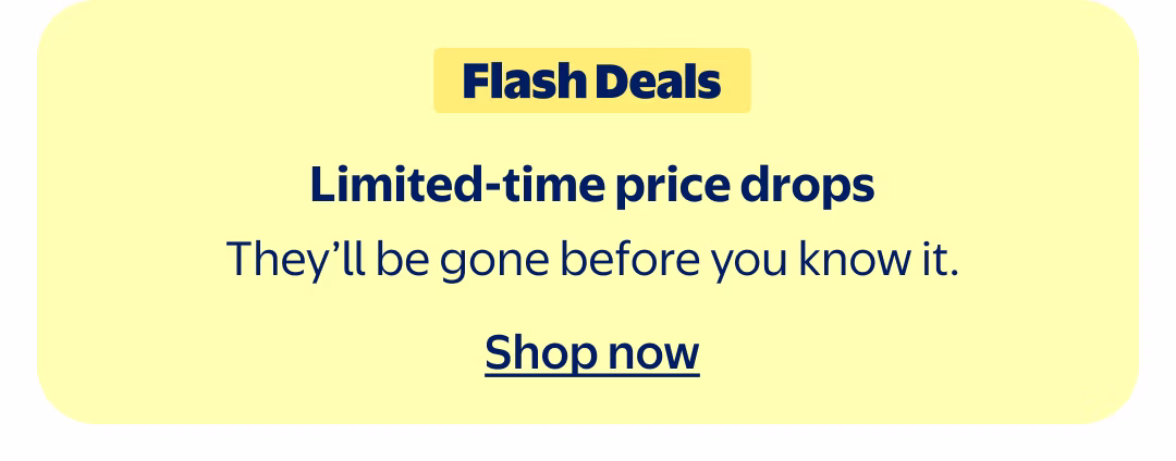 Limited-time price drops