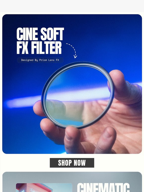 This filter will never leave your lens…