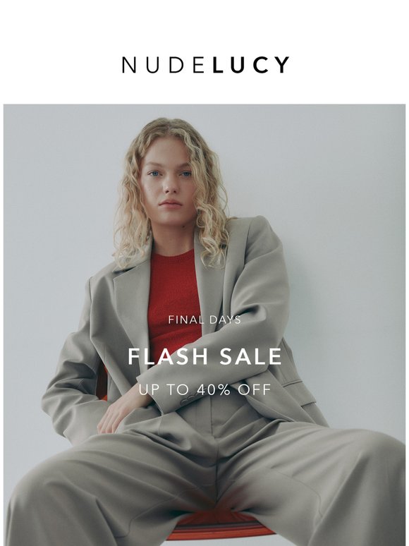 Final Days |  Up to 40% Off