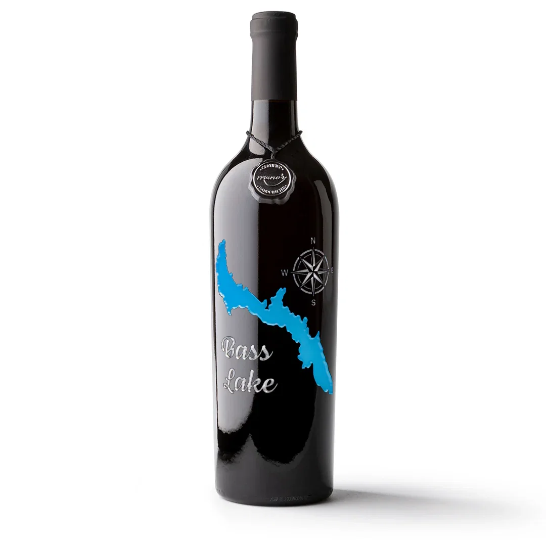 Image of Bass Lake Etched Wine