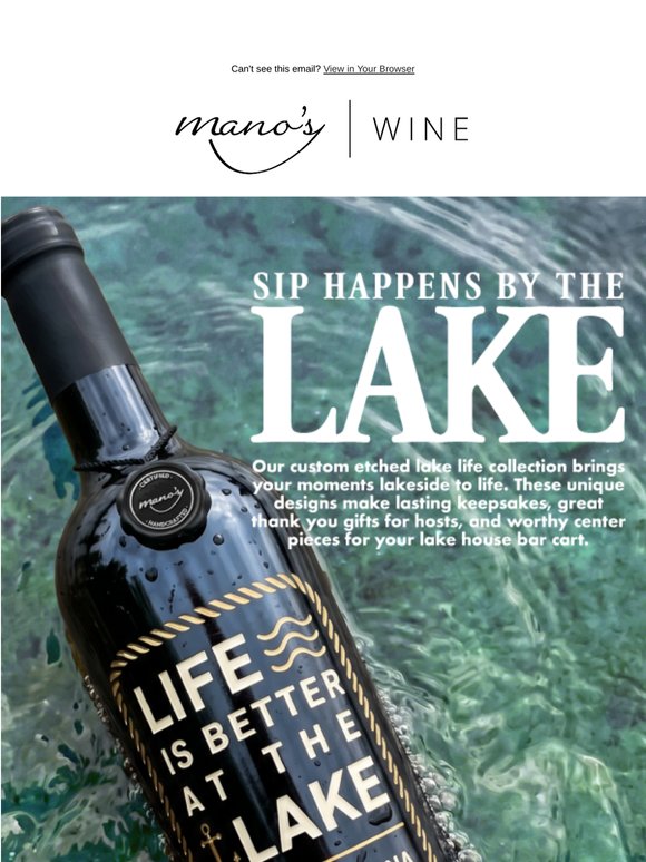 Life’s Better at the Lake 🍷