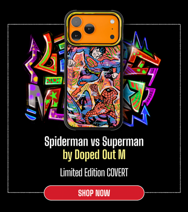 Spiderman vs Superman - Spraypaint by Doped Out M — Limited Edition COVERT