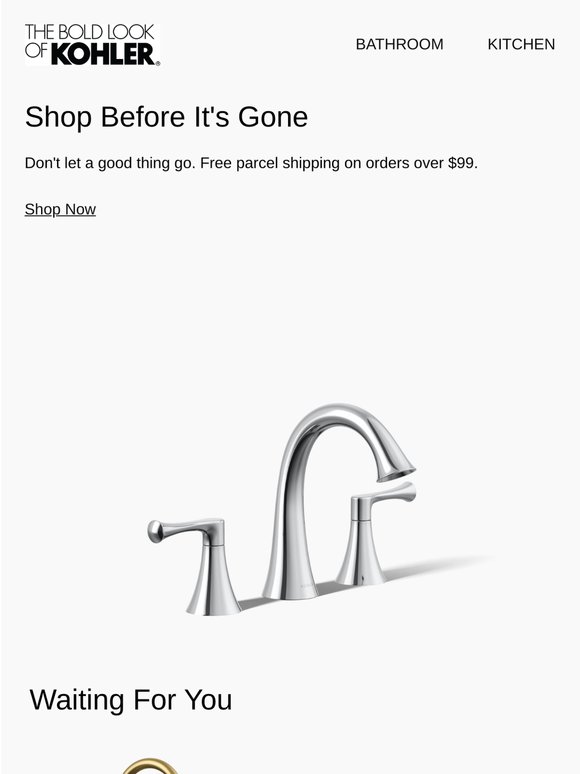Don't Miss Out! These KOHLER Products Are Back