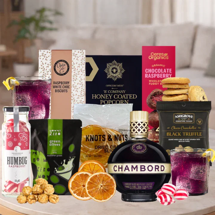 Image of Cocktail Hamper with Chambord Raspberry