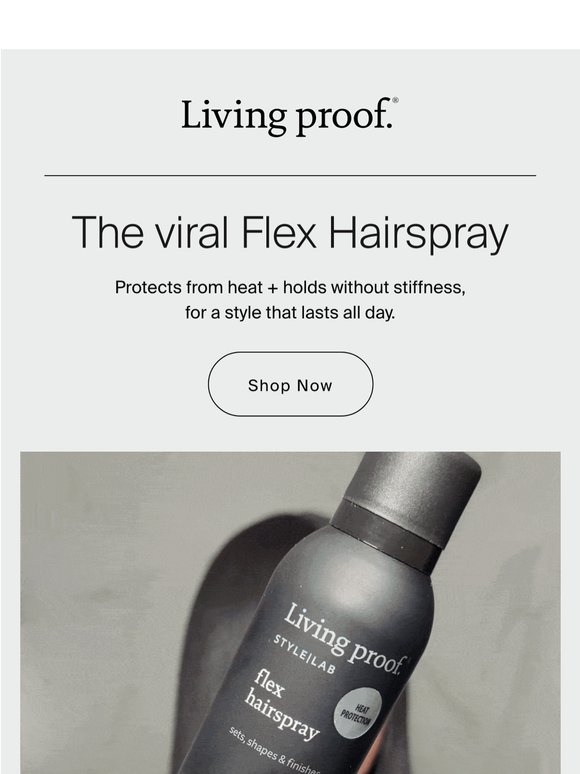 The viral Flex Hairspray: for a style that lasts all day