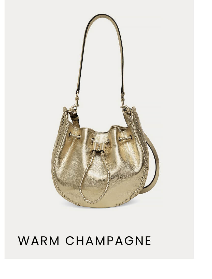 All For Love Drawstring Fudge Warm Champagne