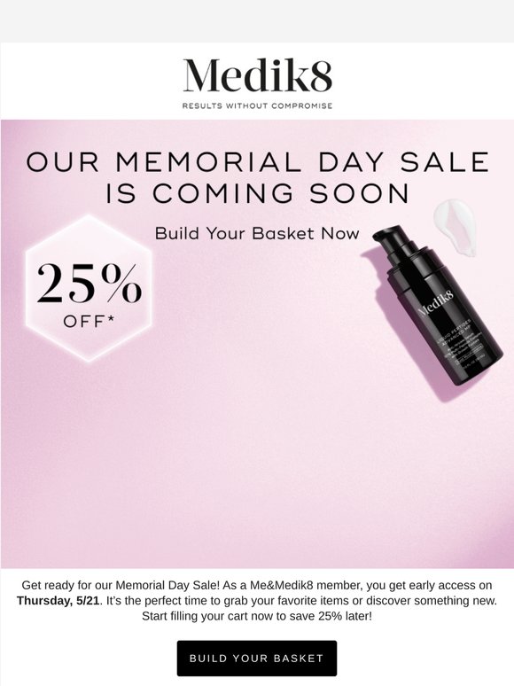 Our Memorial Day Sale is Coming Soon