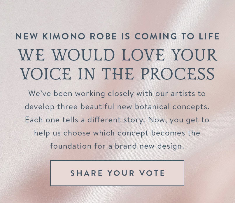 Choose Our Next Kimono Robe Design