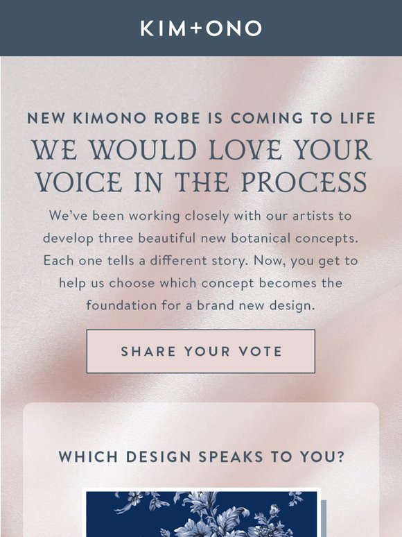 Choose Our Next Kimono Robe Design