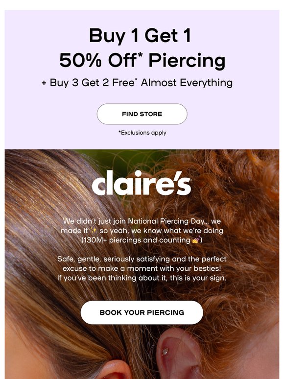 It’s giving… National Piercing Day 💎