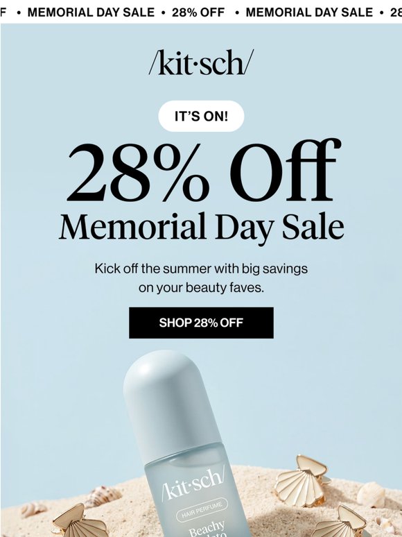 STARTS NOW: 28% Off Sitewide ☀️🌊