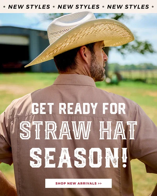 GET READY FOR STRAW HAT SEASON | SHOP NEW ARRIVALS