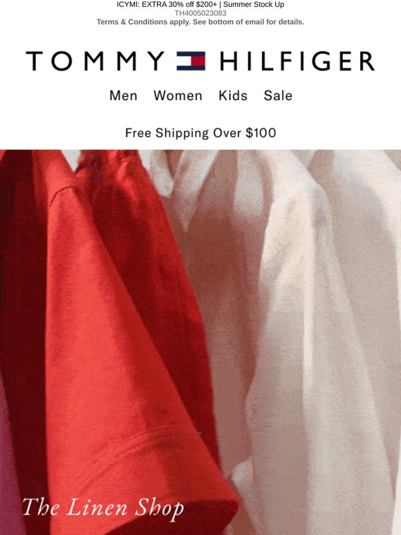Lighten up a little—colorful linen has landed