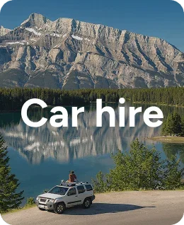 Person sitting on a car