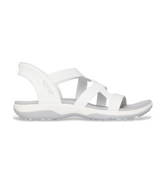 Sandalias Slip-ins Reggae Slim Stretch Flex blanco