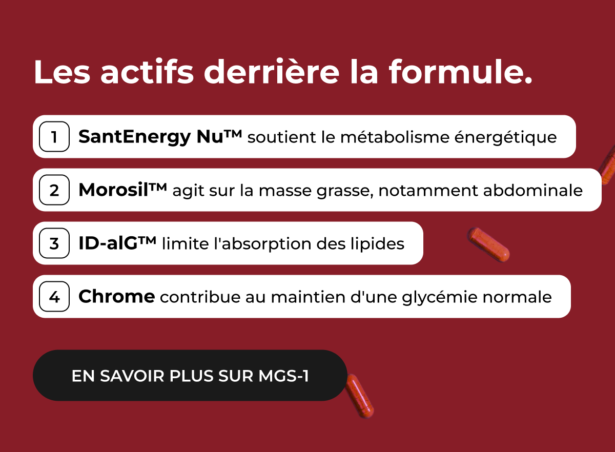 Les actifs derrière la formule.