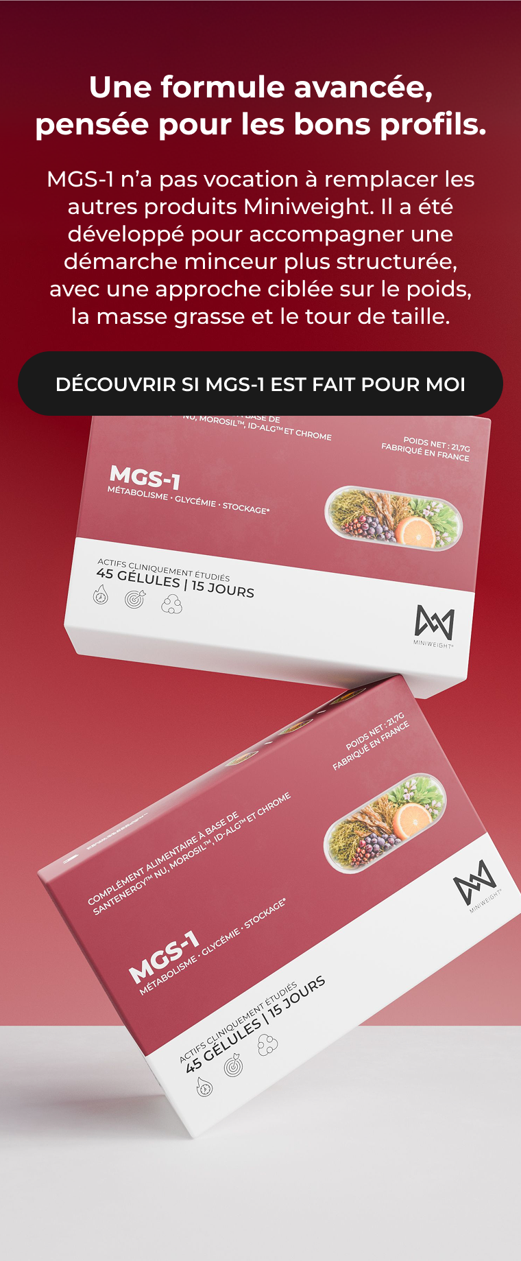 Encore plus efficace en combinaison. 1