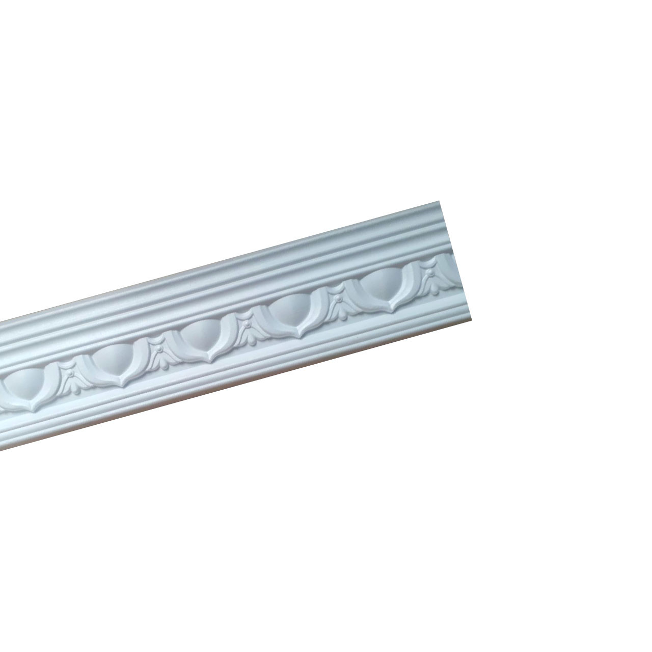 Image of Egg n' Dart Glue-up Styrofoam Crown Molding  Packs - 5 in. Wide 6.5 ft. Long  - #GK 82