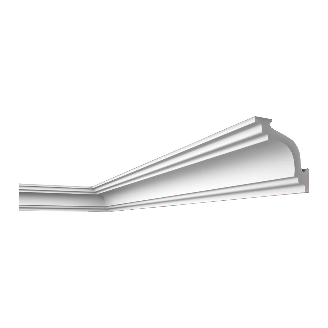 Image of Ericka Glue-up Styrofoam Crown Molding  Packs - 6 in. Wide 6.5 ft. Long - #KL120