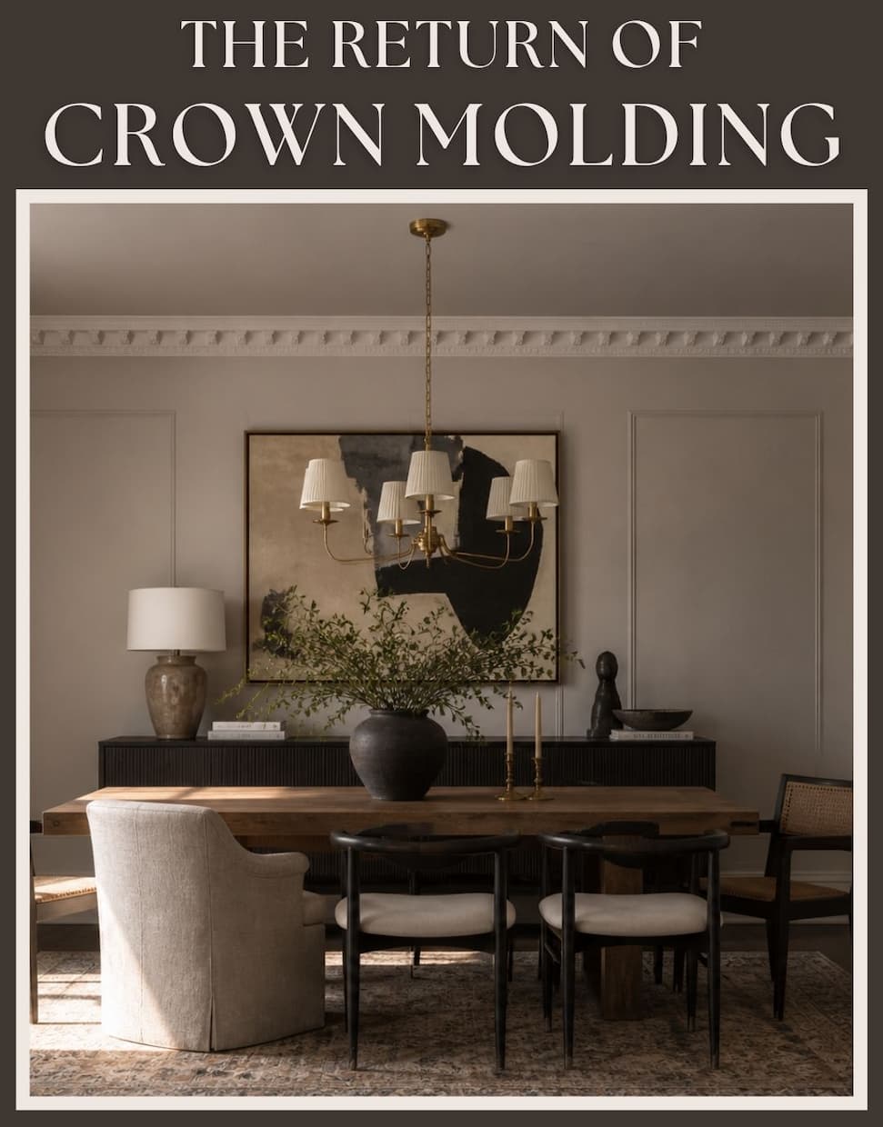 The Return of Crown Molding