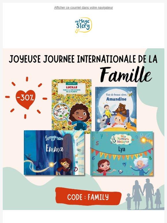 Dernier jour ! 30% de réduction pour la Journée de la Famille