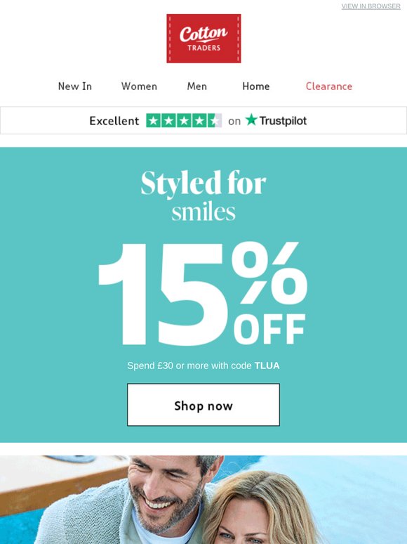 15% off | Still no sign of sun 🔎☀️