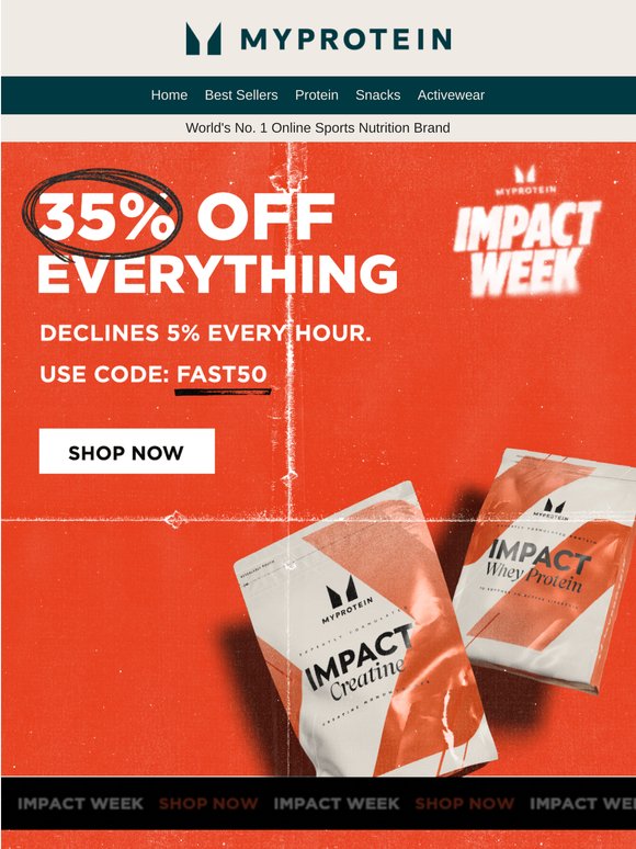 IMPACT WEEK 🟠 50% OFF EVERYTHING (declining)