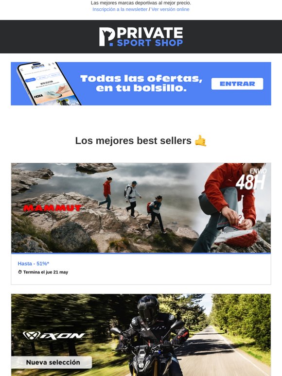 Mammut hasta el -51% | Ixon, La elección de los runners, Relojes deportivos, Penfield...