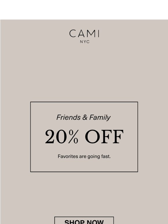 20% Off - This Weekend Only