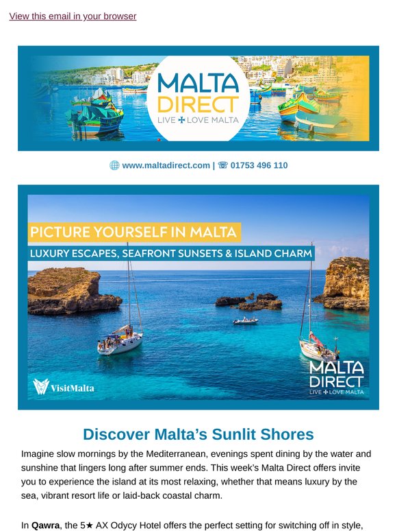 Picture Yourself in Malta ☀️ Luxury Getaways, Seafront Sunsets & Island Charm