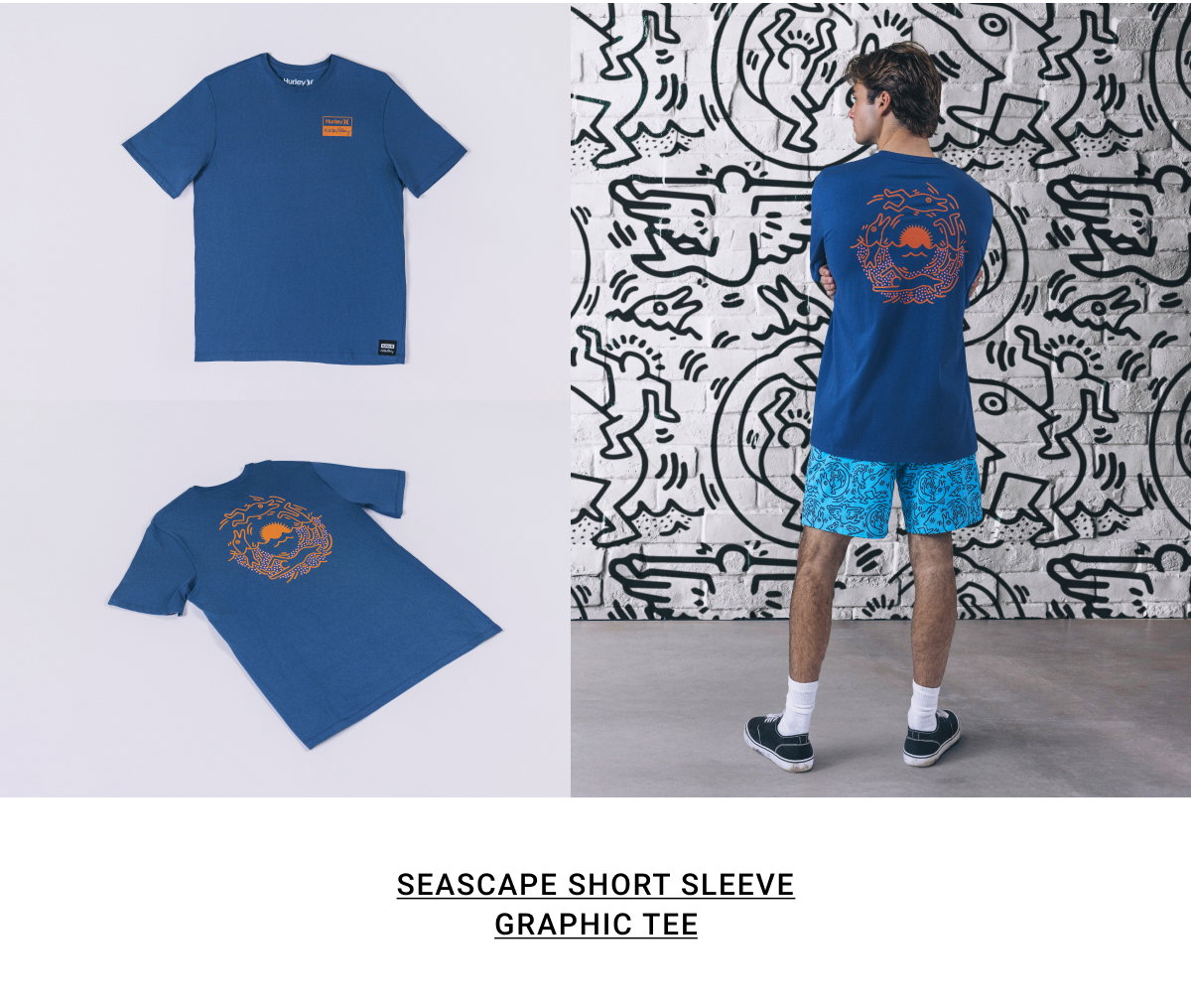 Hurley x Keith Haring Seascape Graphic Tee