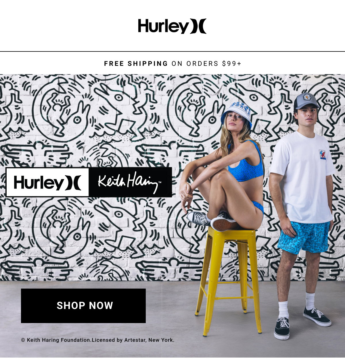 Hurley x Keith Haring