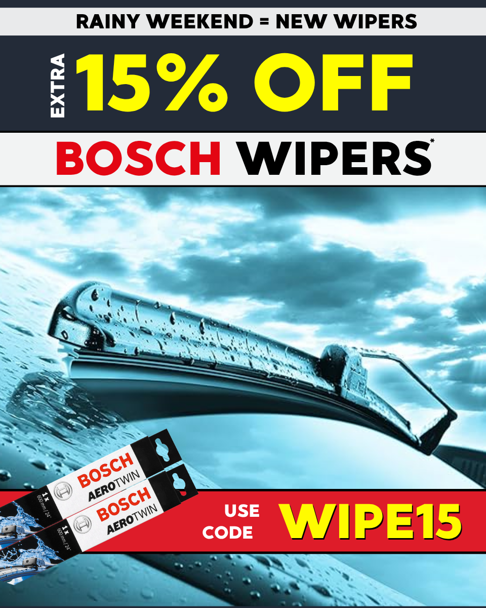 Extra 15% OFF Bosch Wipers