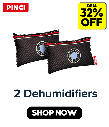 Twin Pack Pingi Reusable Car Dehumidifier