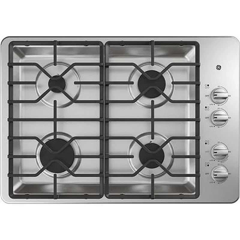 Image of GE 30" Built-In Gas Cooktop