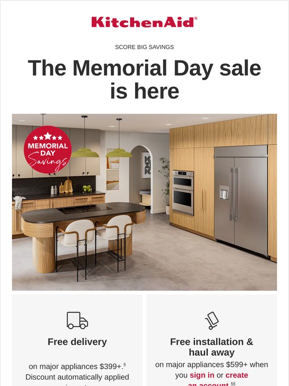 Memorial Day savings just dropped 🎉