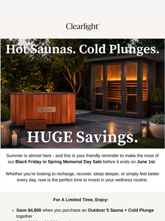 Save Big This Memorial Day: $4,800 Off + FREE Gift