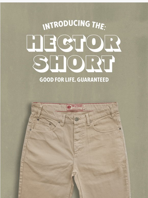 The Hector Short: Bull Denim Versatility.