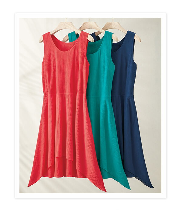 Siesta Key Gauze Dress hanging shot