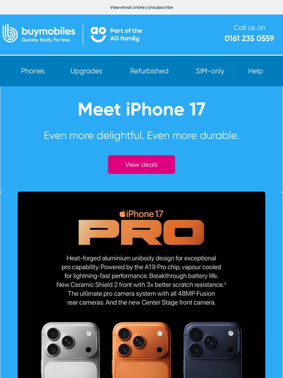 Have you met the iPhone 17? 😎