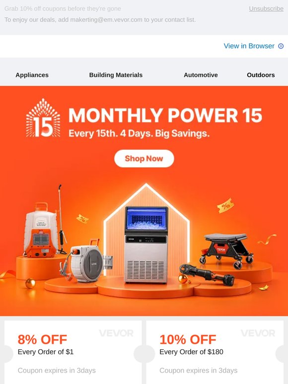 Monthly Power 15 – Big Savings Are Here