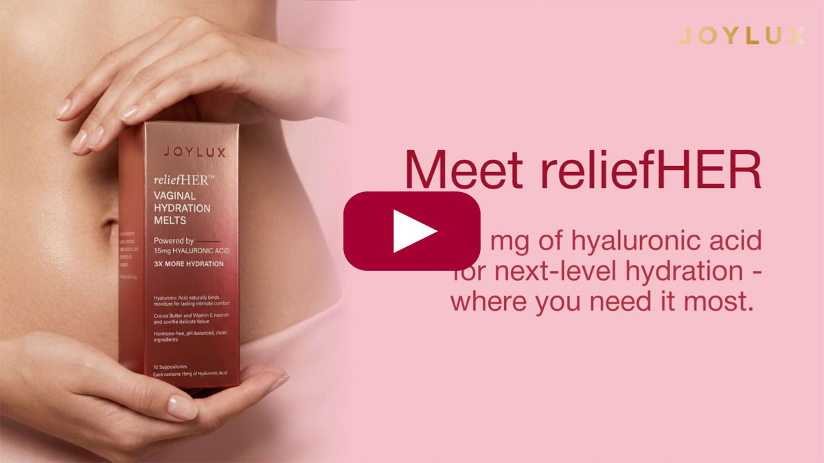 Meet reliefHER™ Vaginal Hydration Melts
