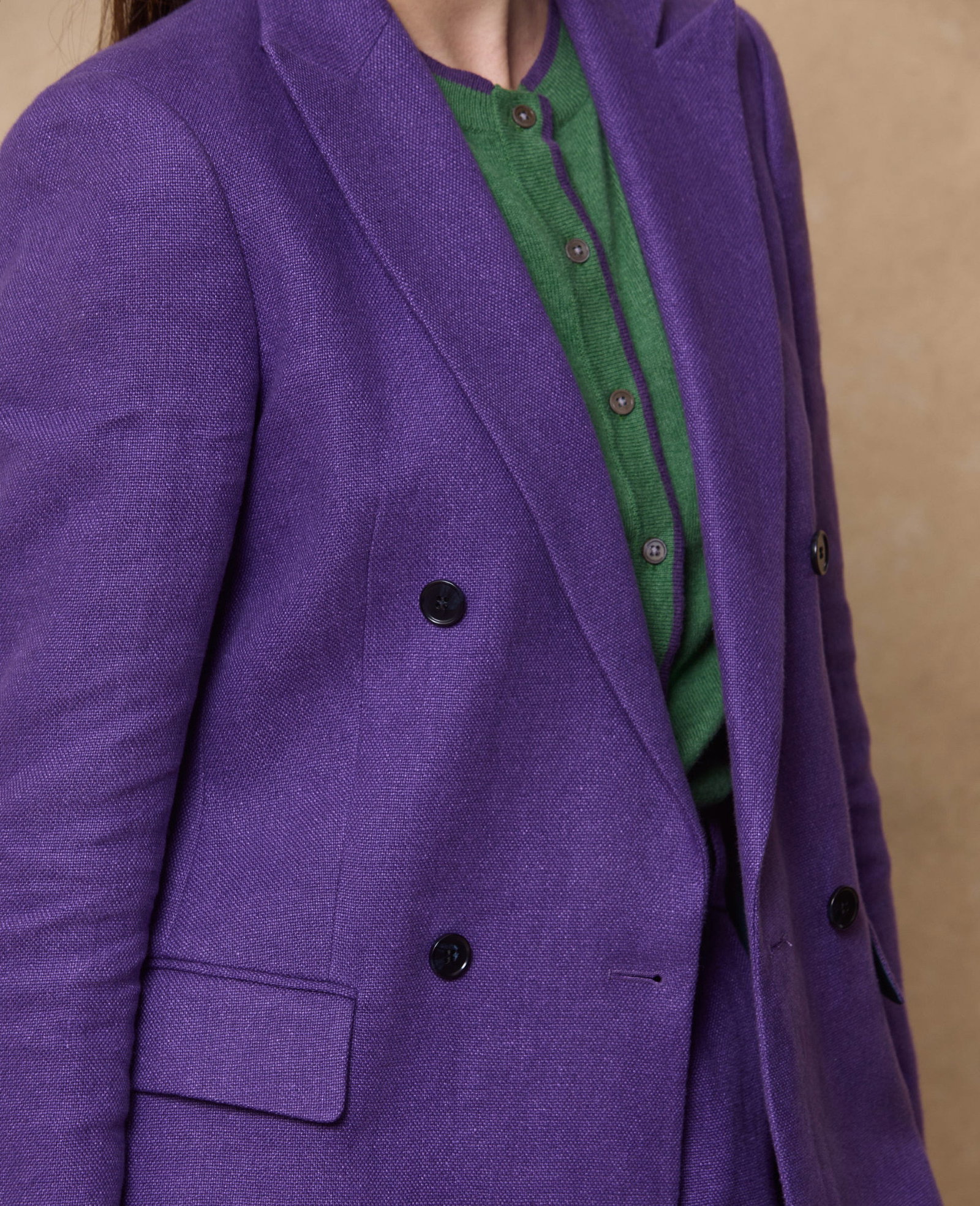 The Colour Purple - Irish Linen