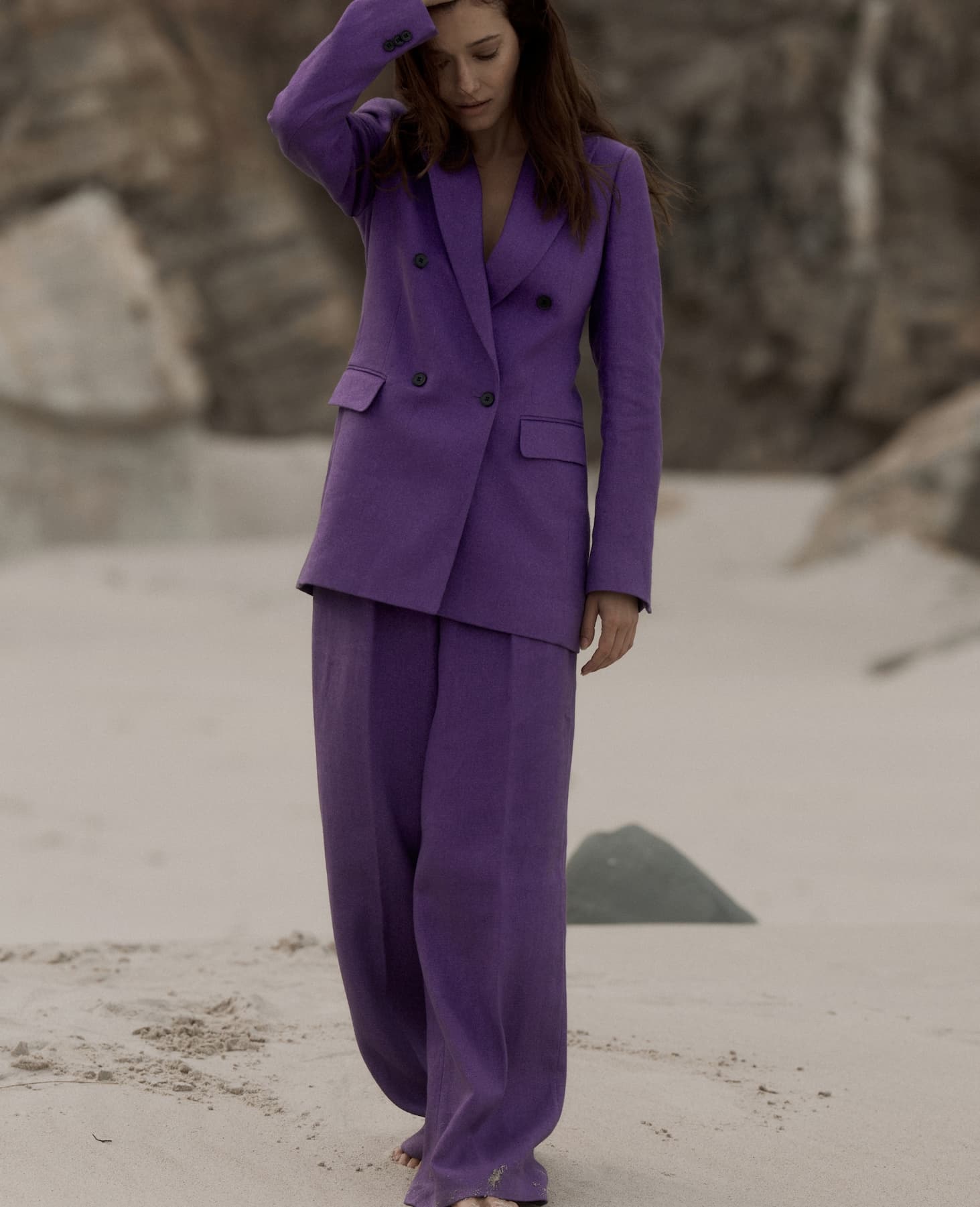 The Colour Purple - Irish Linen