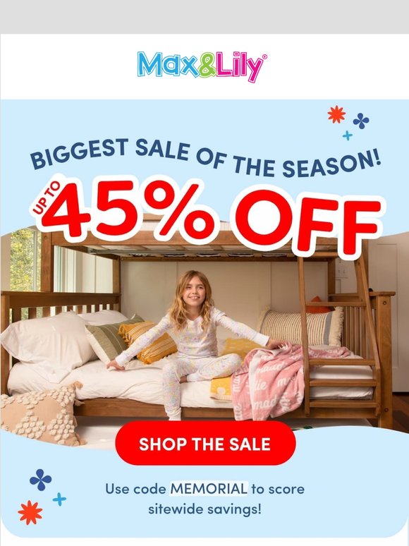 Our BIGGEST Sale of the Season 🔥