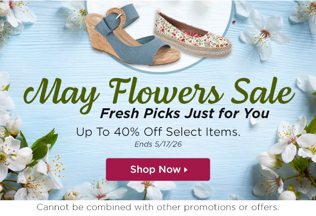 Shop May Flowers Sale